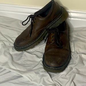 Doc marten chocolate brown loafers